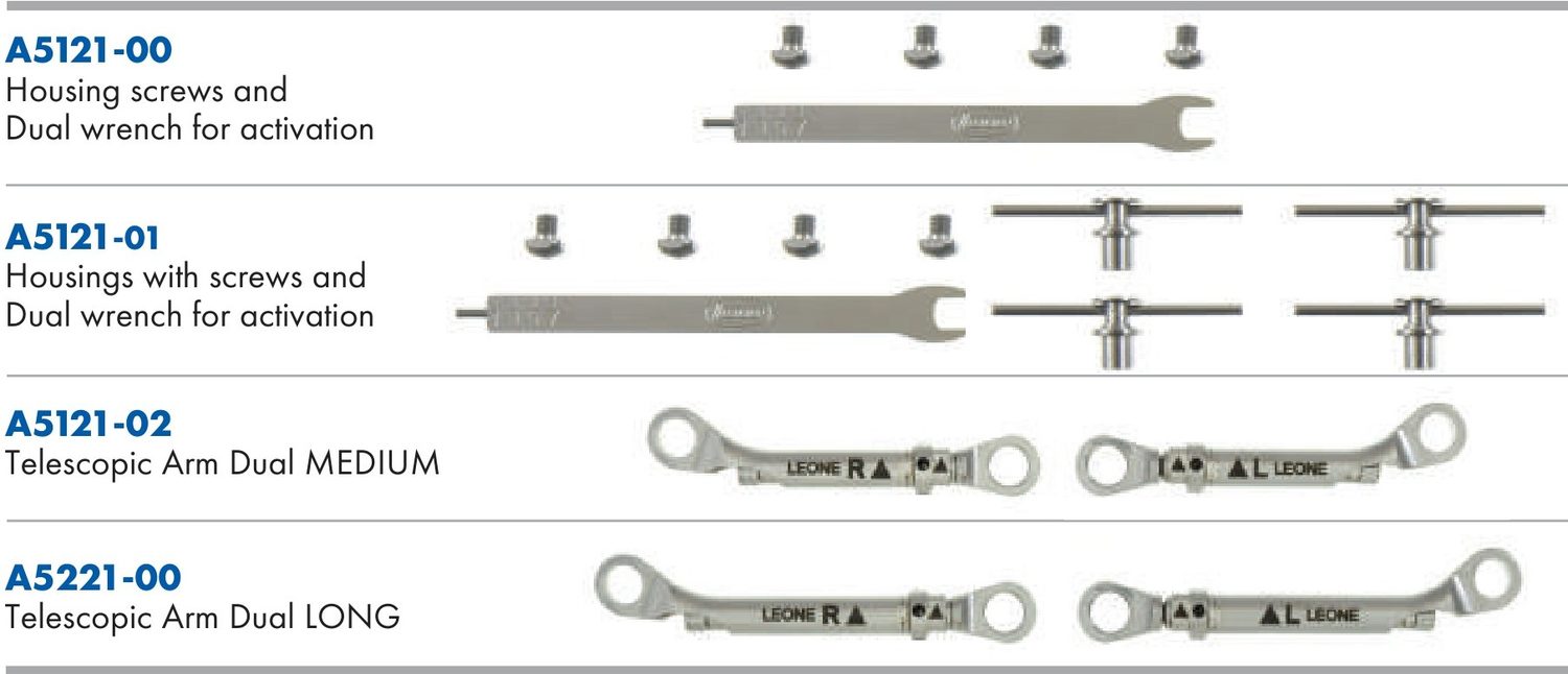 Refill references A5121 to A5221 across the Dual range